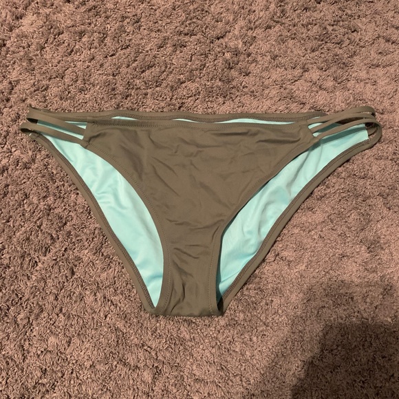 Green Bathing Suit Bottoms - Picture 1 of 2